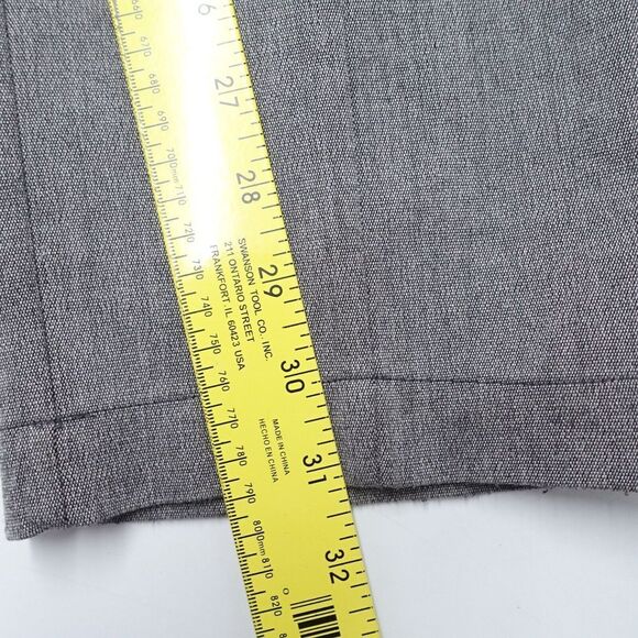 Worthington Dress Pants Womens 6 Gray Polyester Stretch Zip-Waist Classic Formal - Picture 2 of 8